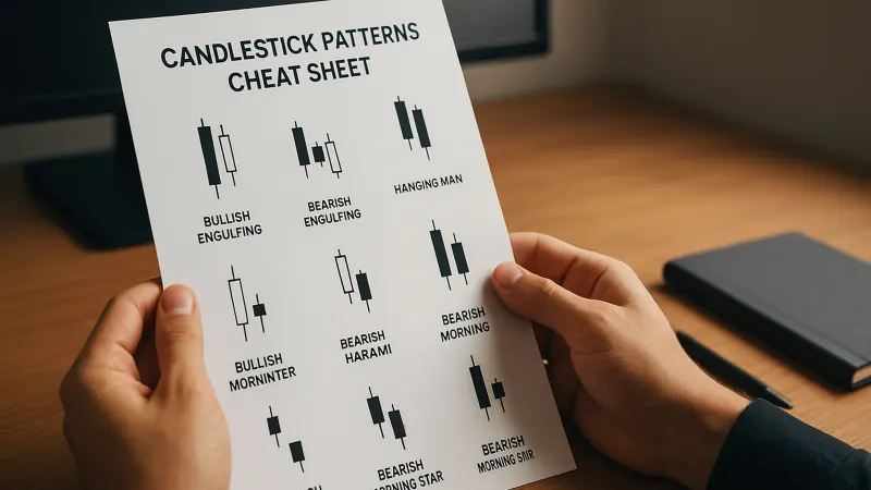 A tiered candlestick pattern reference chart ranking reversal patterns by reliability instead of alphabetical order