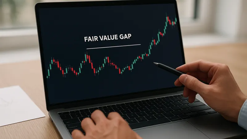 Fair value gap fill-rate study chart across ES, BTC and EURUSD by gap size and session timing